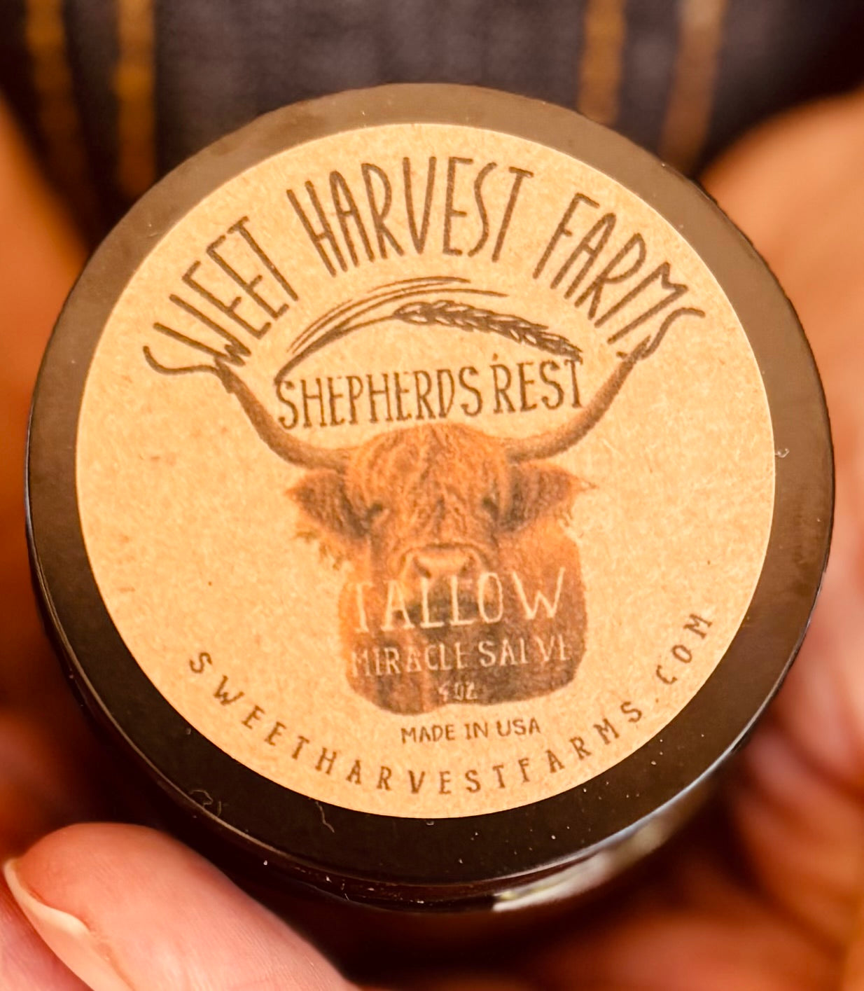 Sweet Harvest Farms - The Original Organic Shepherds Rest Grass-Fed Tallow Salve