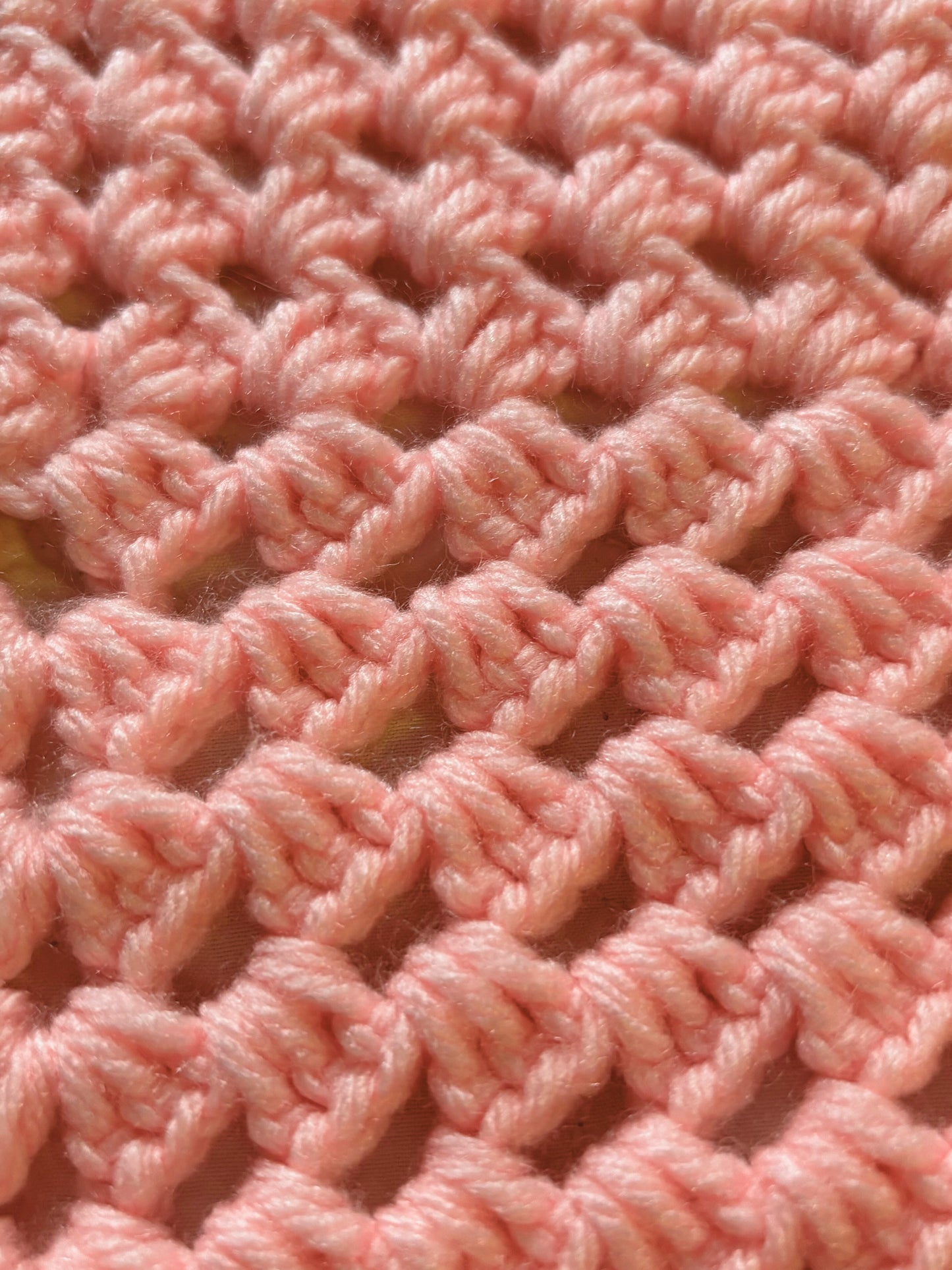 Pink Diamond Crotchet Top