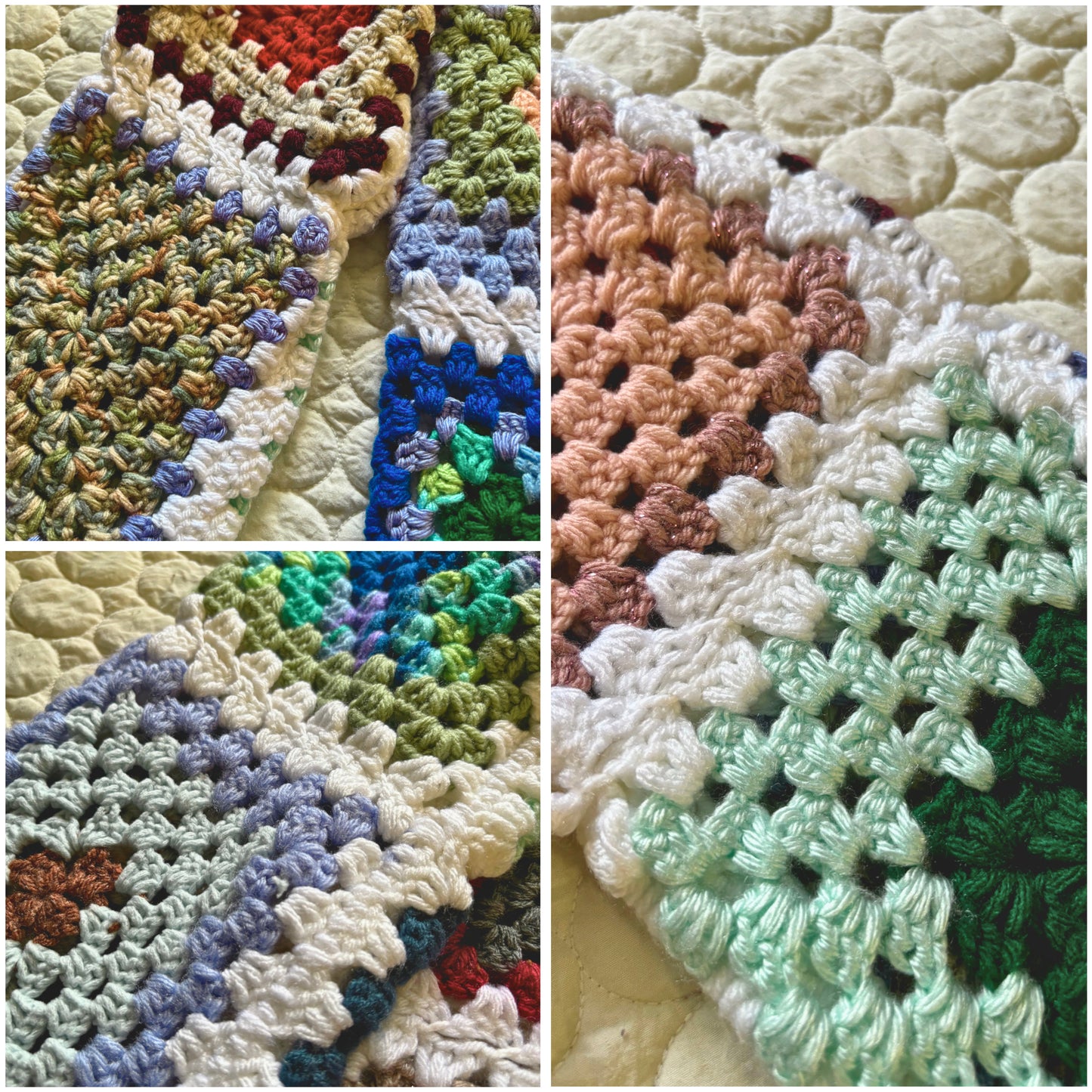 Handmade Patchwork Bell-Sleeve Sweater