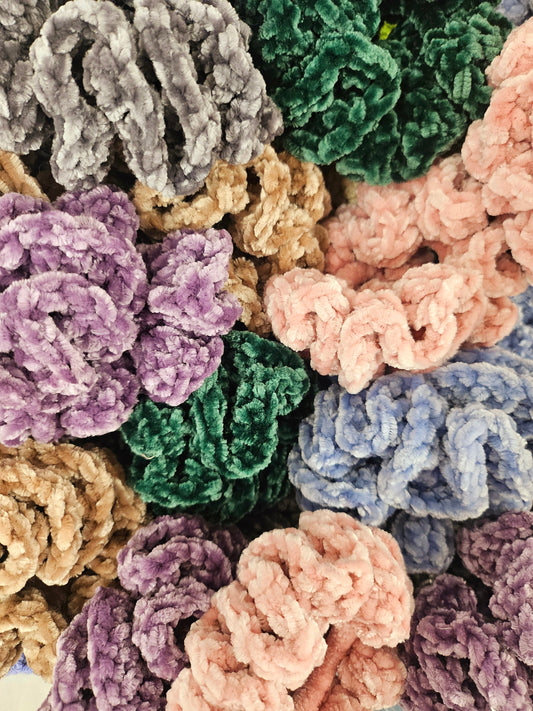Super Soft Crochet Scrunchies