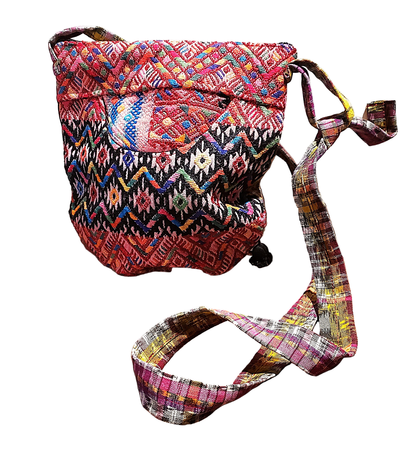 Artisan Made - Handmade Colorful Guatemalan Embroidered Crossbody Bag