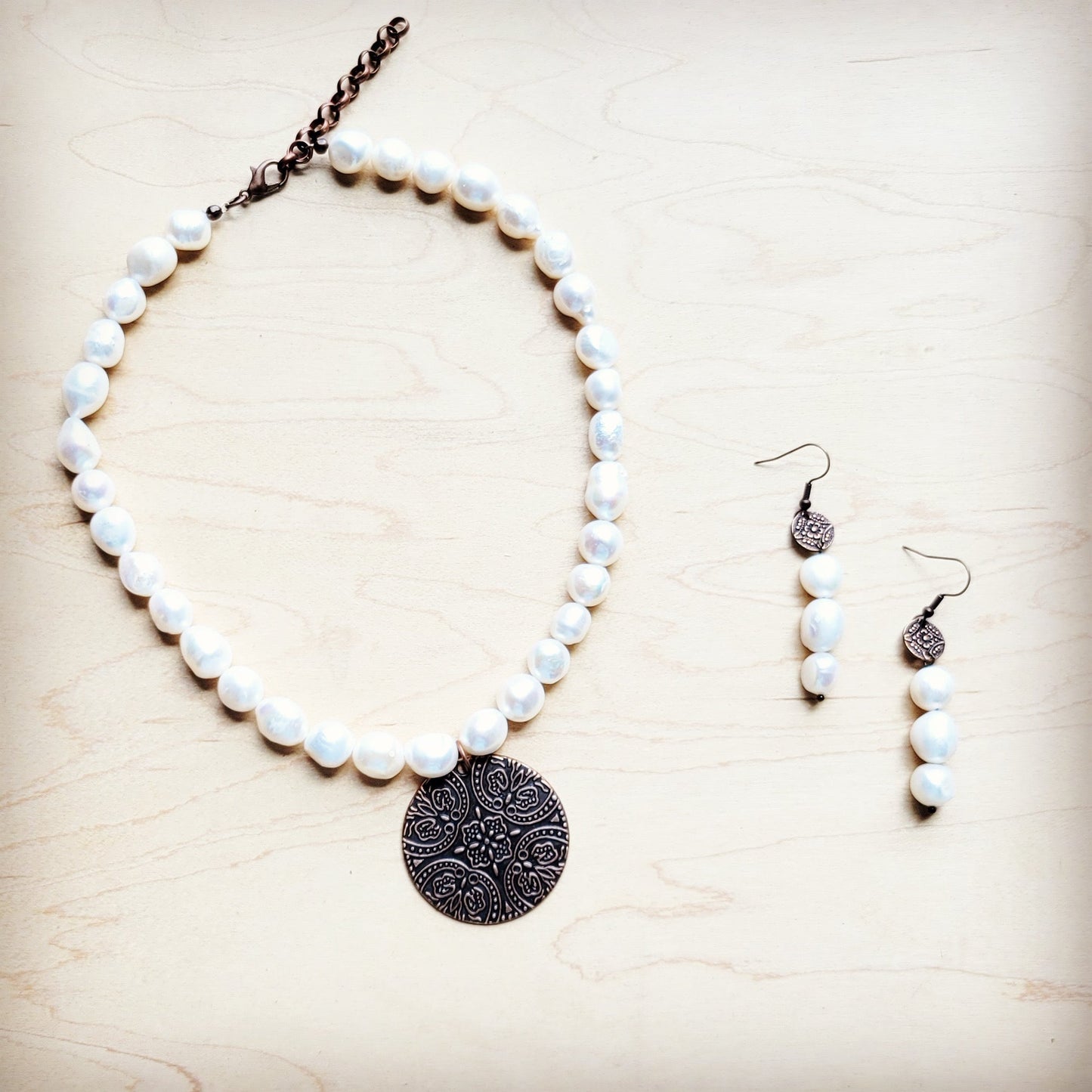Genuine Freshwater Potato Pearl Earrings