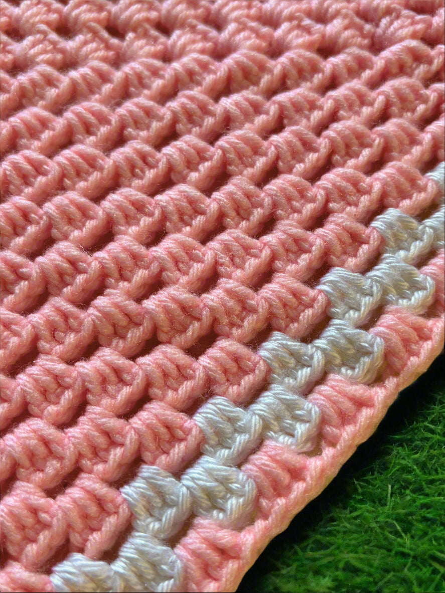 Pink Diamond Crotchet Top