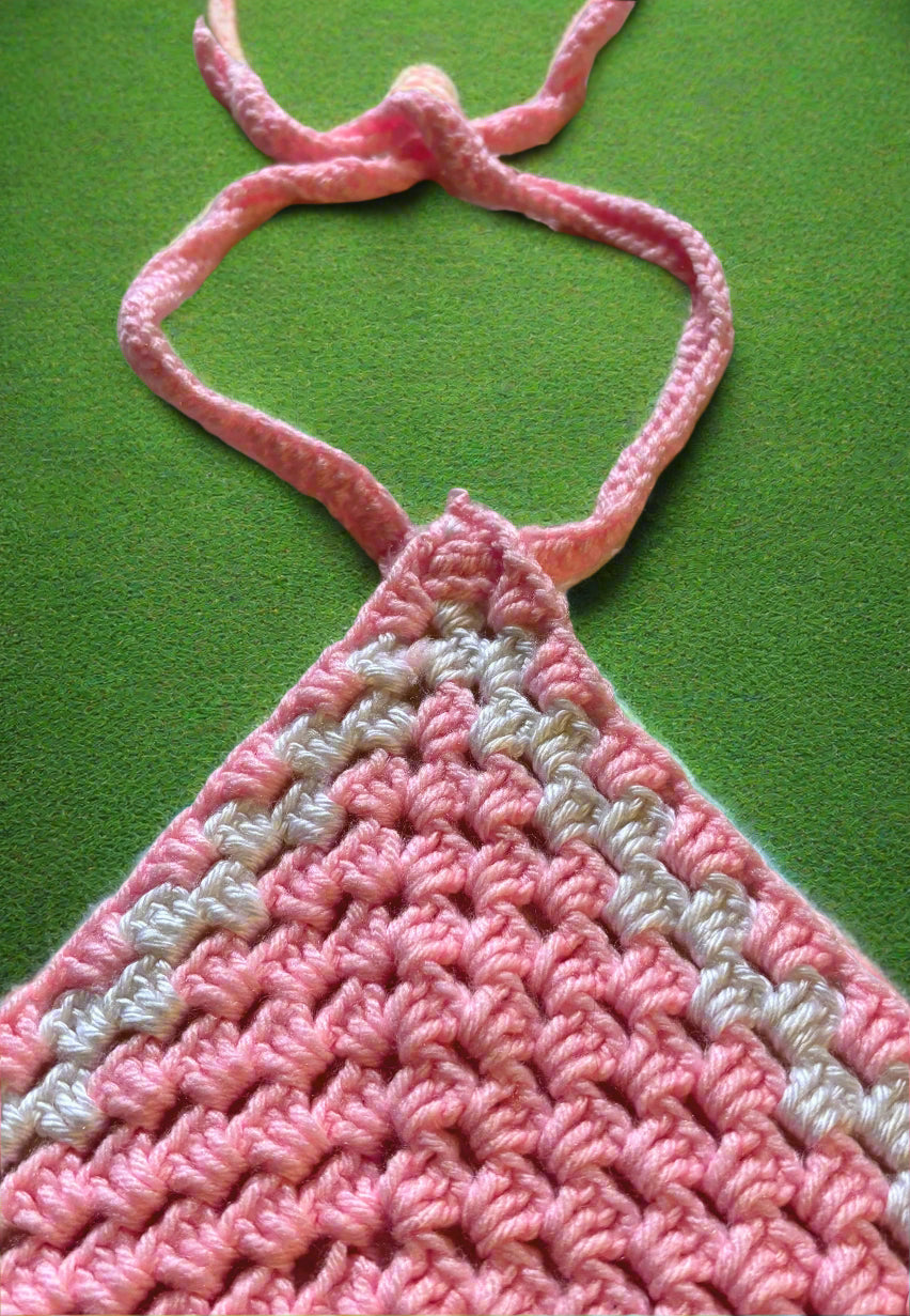 Pink Diamond Crotchet Top