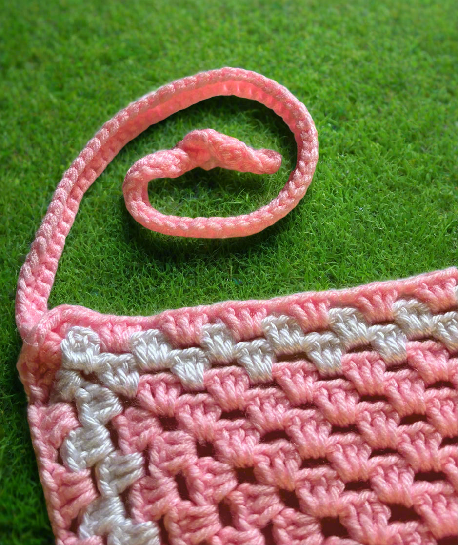 Pink Diamond Crotchet Top