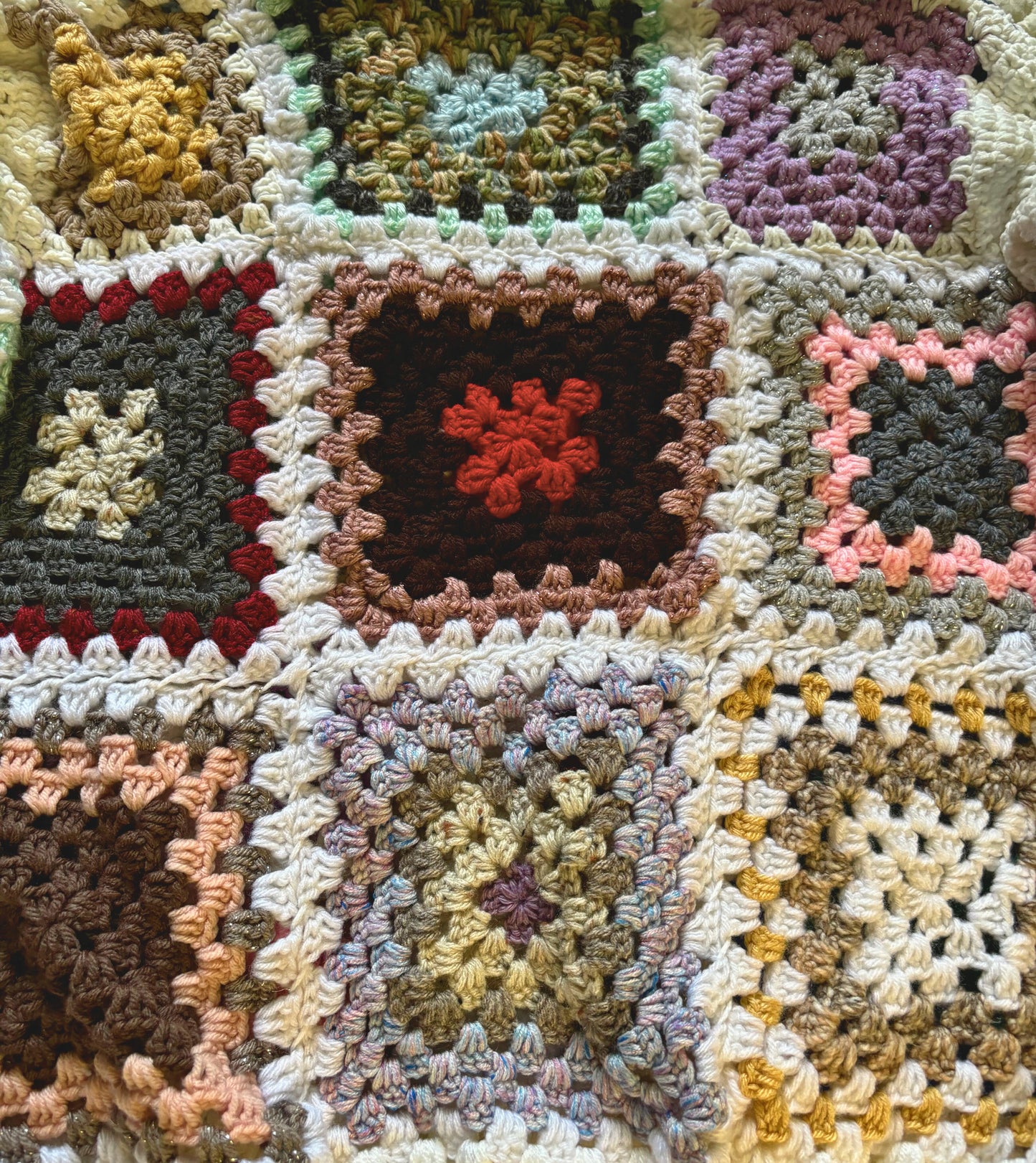 Handmade Patchwork Bell-Sleeve Sweater