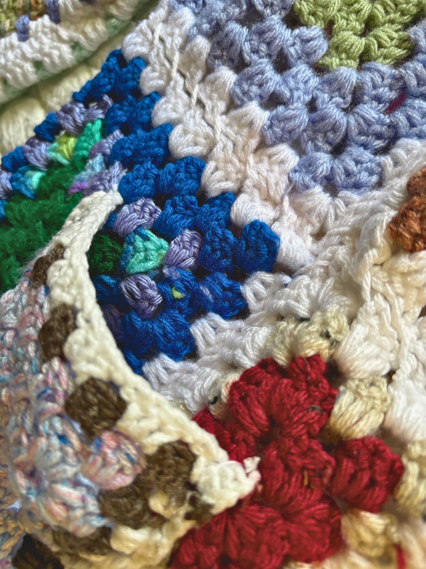 Handmade Patchwork Bell-Sleeve Sweater