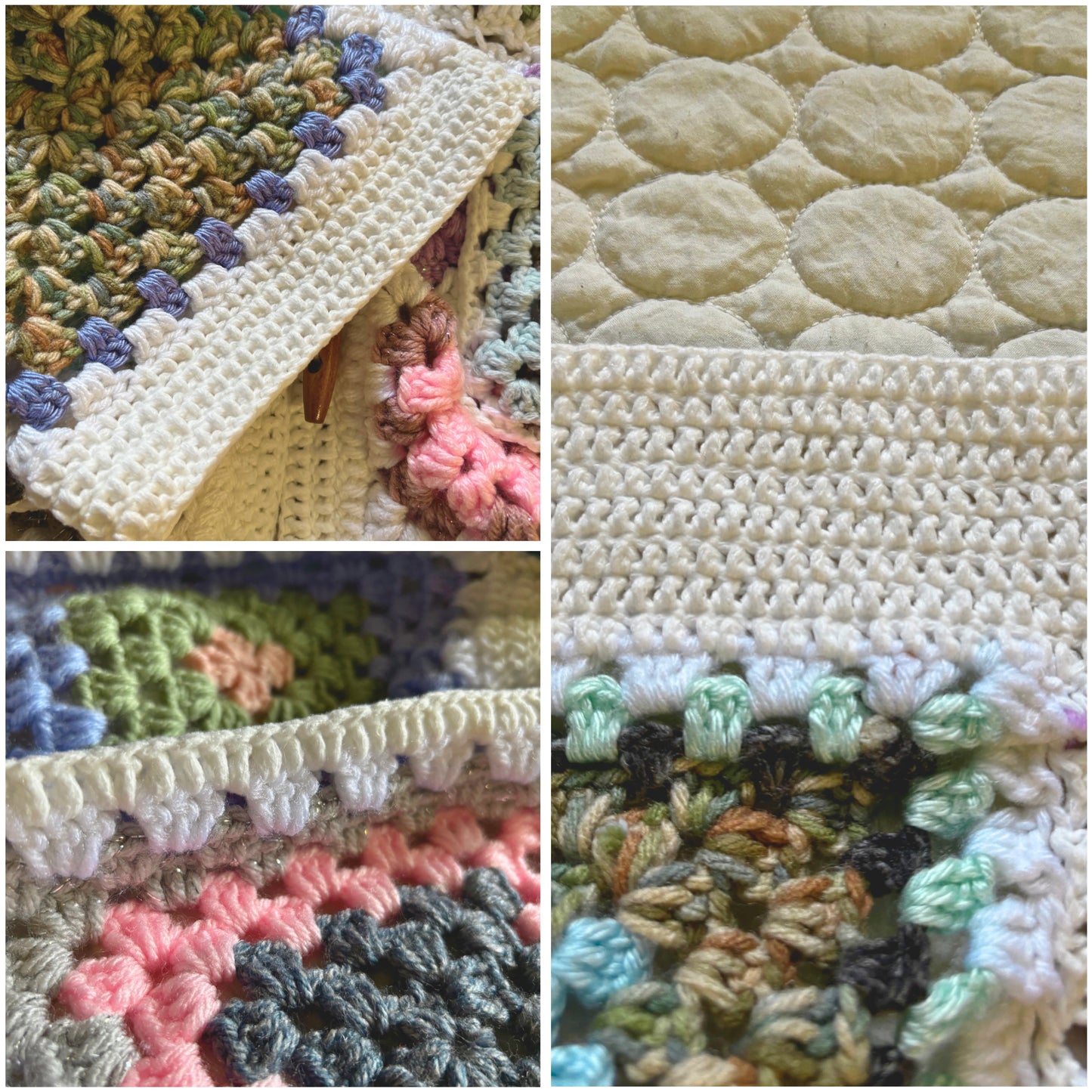 Handmade Patchwork Bell-Sleeve Sweater