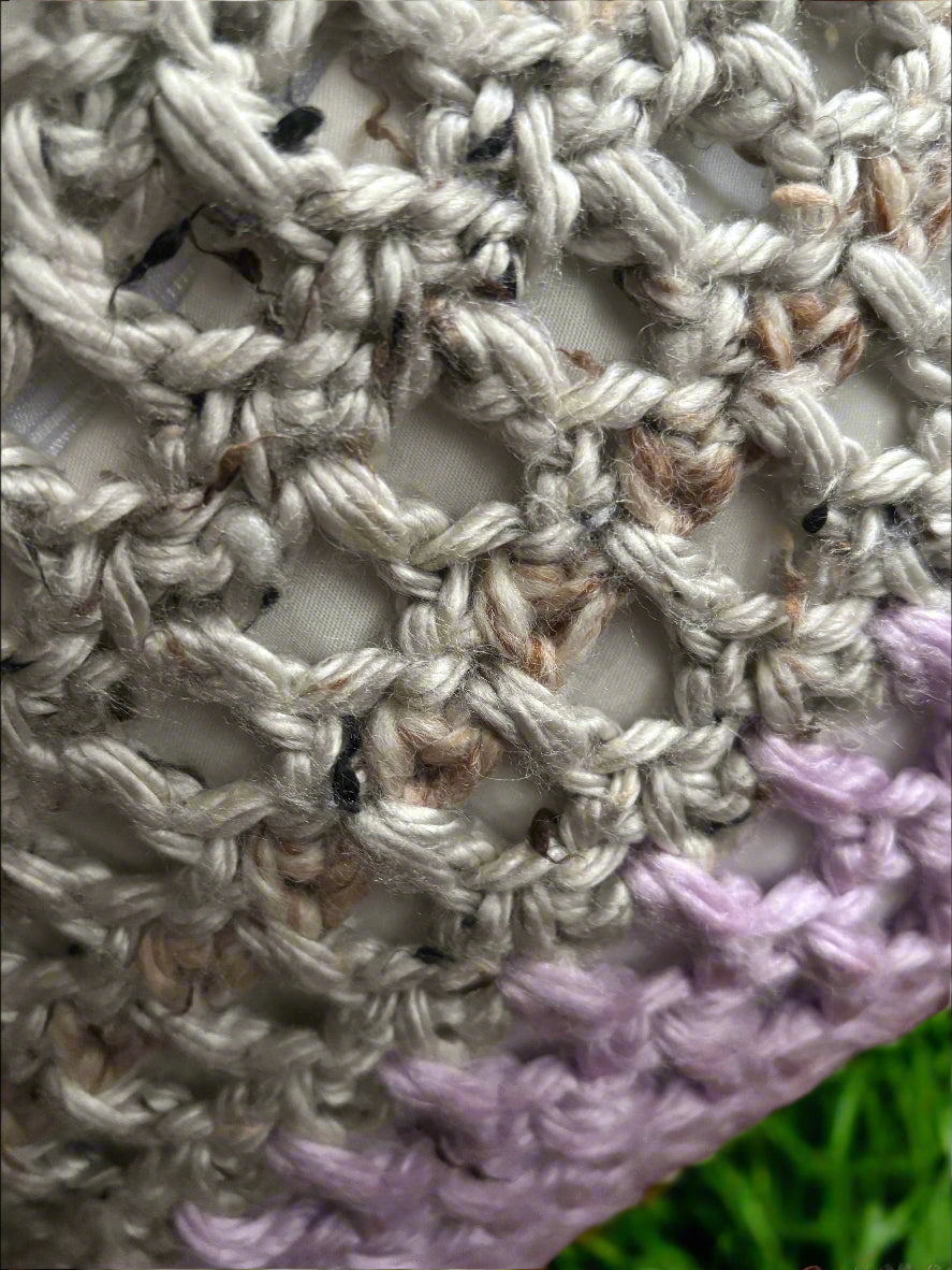 Handmade Crochet Pillow Case With Pillow