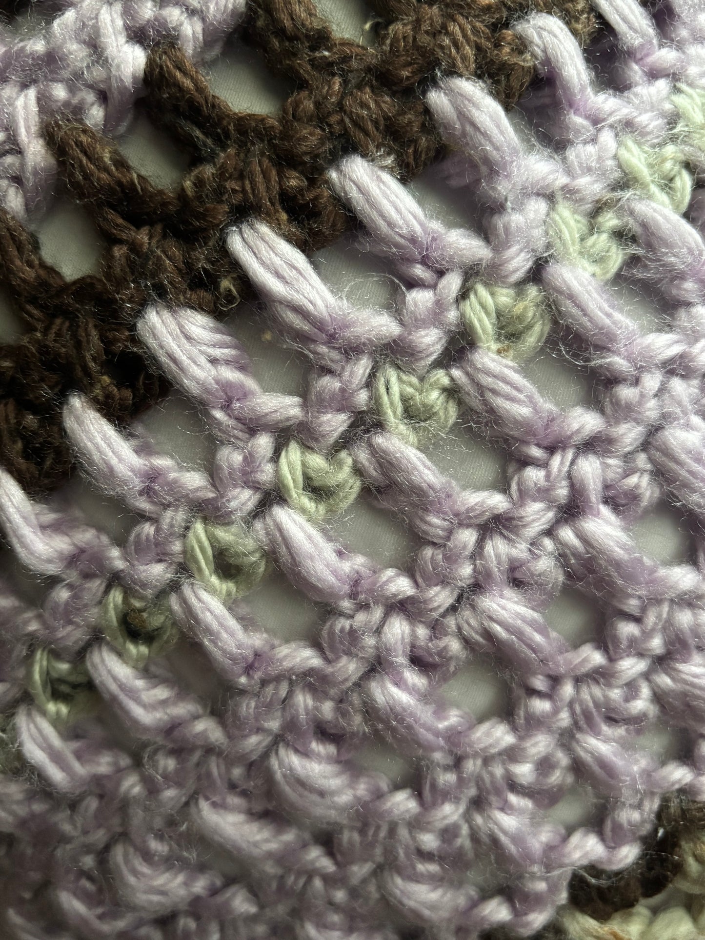 Handmade Crochet Pillow Case With Pillow