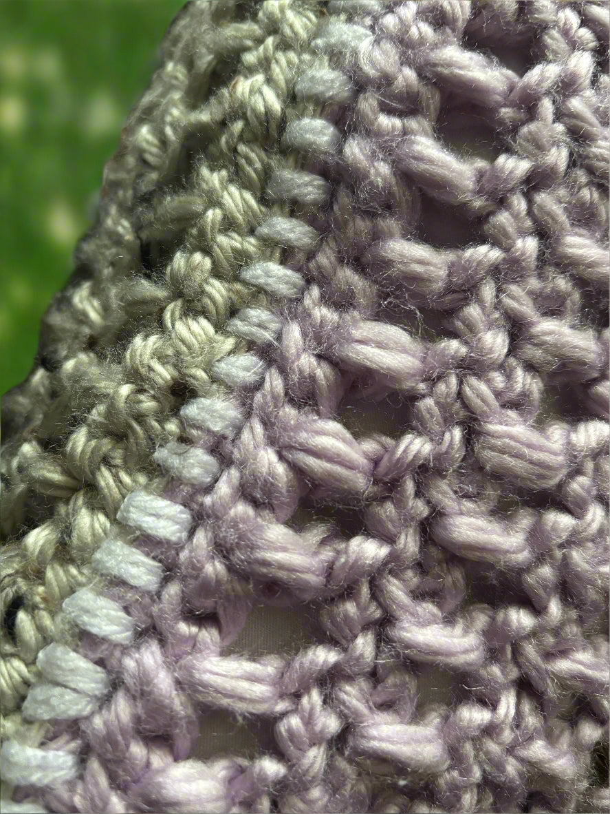 Handmade Crochet Pillow Case With Pillow