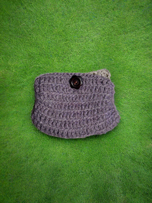 Handmade 4-Compartment Crochet Wallet