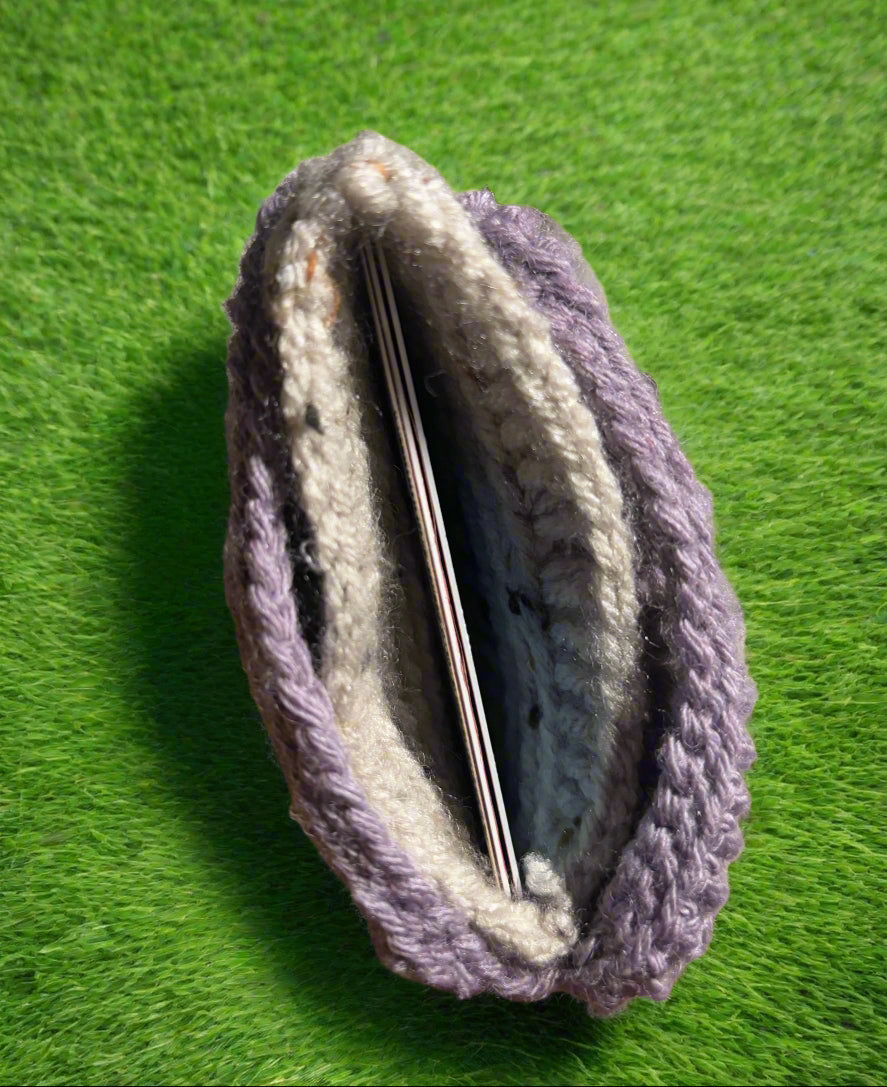 Handmade 4-Compartment Crochet Wallet
