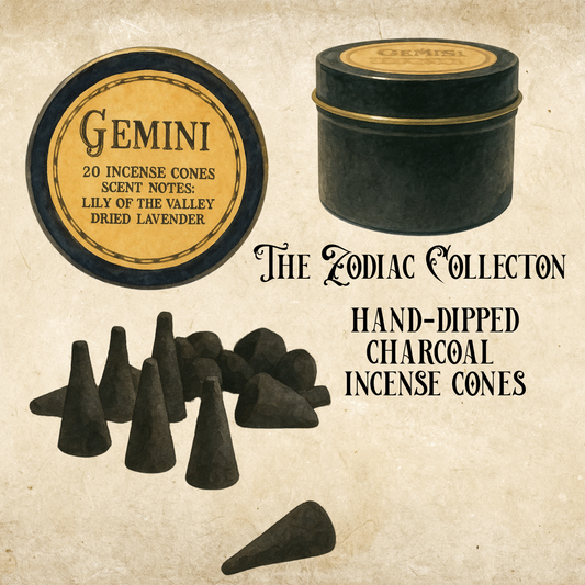 Blackwater Apothecary - Zodiac Collection - Hand Dipped Incense Cones