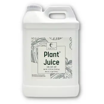 White container labeled 'Plant Juice' on a white background
